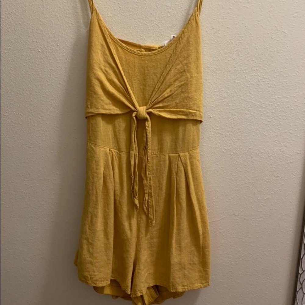 yellow romper